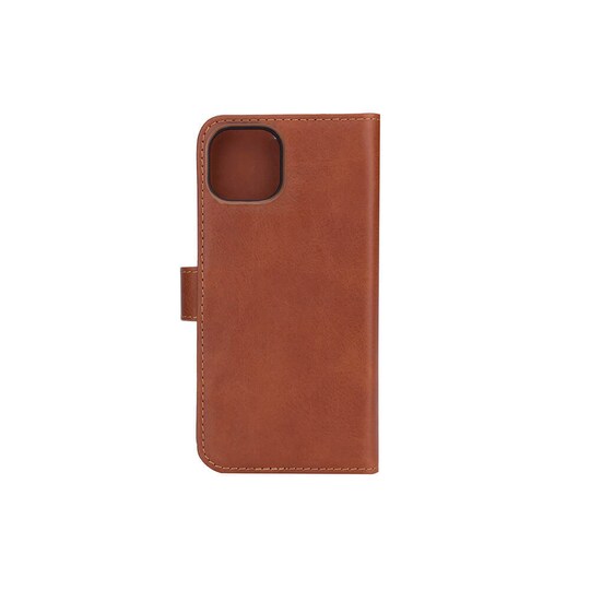 Strålingsbeskyttende Wallet Læder iPhone 13 2in1 Magnetcover Brun |  Elgiganten