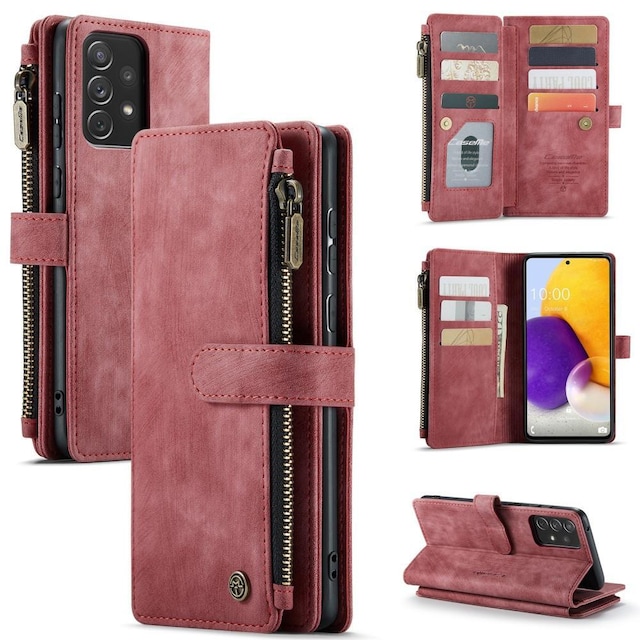 CaseMe Samsung A13 4G CaseMe Big Wallet Pungetui - Rød