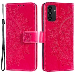 SKALO Samsung A13 4G Mandala Flip Cover - Cerise