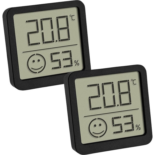 TFA Dostmann 30.5053.01.02 Termo- /hygrometer 2 stk