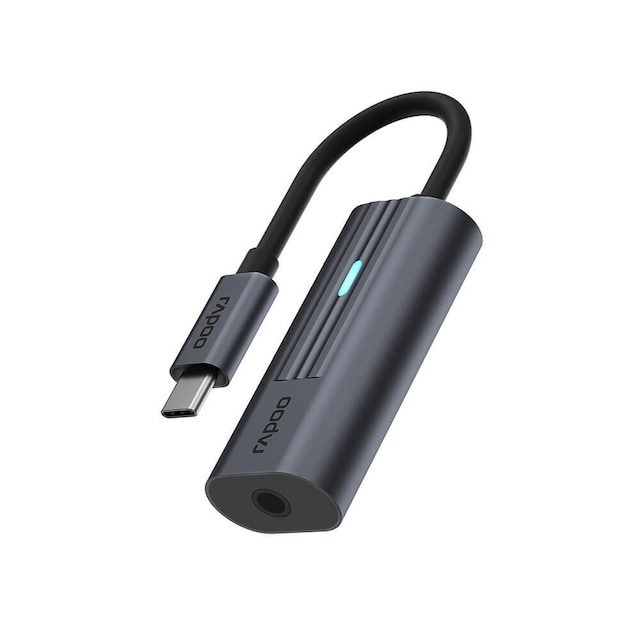RAPOO UCA-1002 USB-C til 3,5mm lyd-adapter