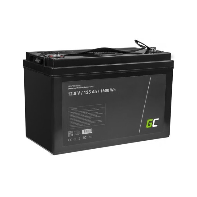 Green Cell Batteri LiFePO4 12.8V 125Ah