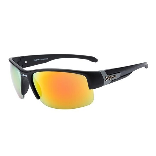 Sportssolbriller XS7039 Sort/Sølv med gul linse | Elgiganten