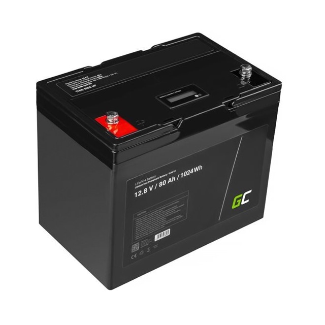 Green Cell Batteri LiFePO4 12.8V 80Ah