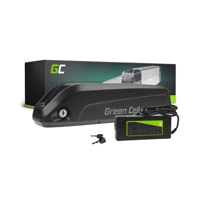 Green Cell elcykelbatteri 36V 10.4Ah med laddare