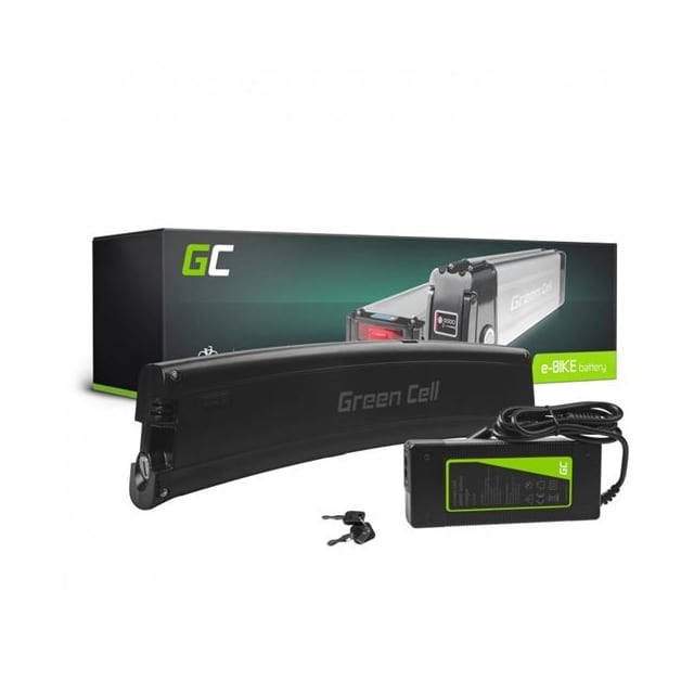 Green Cell elcykelbatteri 36V 7.8Ah med laddare