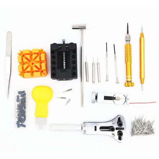 Værktøjssæt til reparation af ure/armbånd 148 dele | Elgiganten