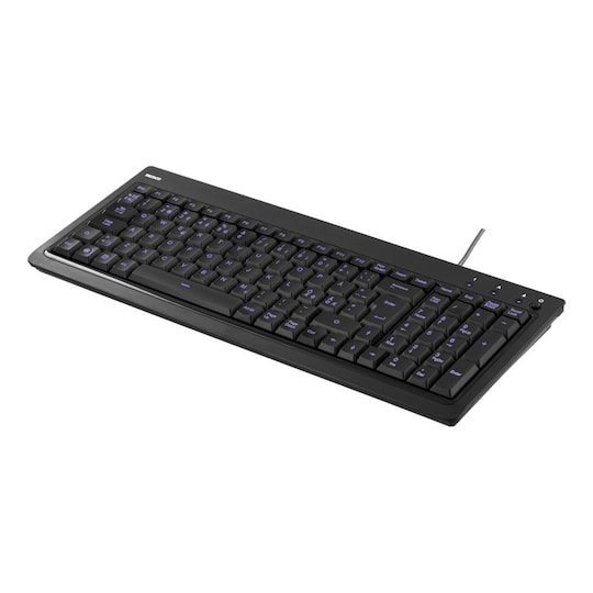 DELTACO kompakt tastatur med baggrundsbelyste taster, nordisk layout, |  Elgiganten