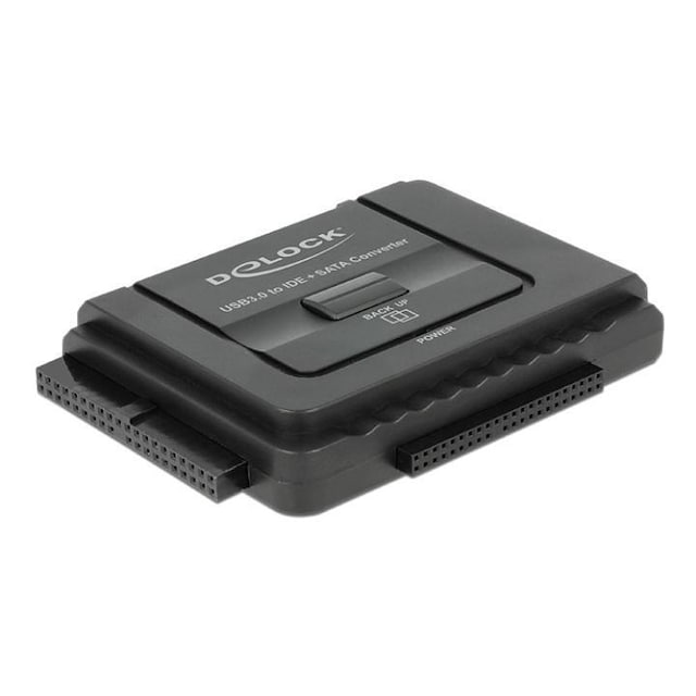 Delock Converter USB 3.0 to SATA 6GB/s/IDE40PIN/IDE44PIN, Black