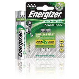 Energizer Genopladelige Ni-MH Batteri AAA | 1.2 V DC | 700 mAh | Forudladet | 2-Blister
