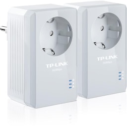 TP-Link Powerline 500Mbps, Ethernet Adapter Kit, 2 enheter, hvid