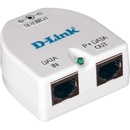 D-Link PoE Gigabit injector, injektor til PoE/PoE+, 10/100/1000Mbps, h