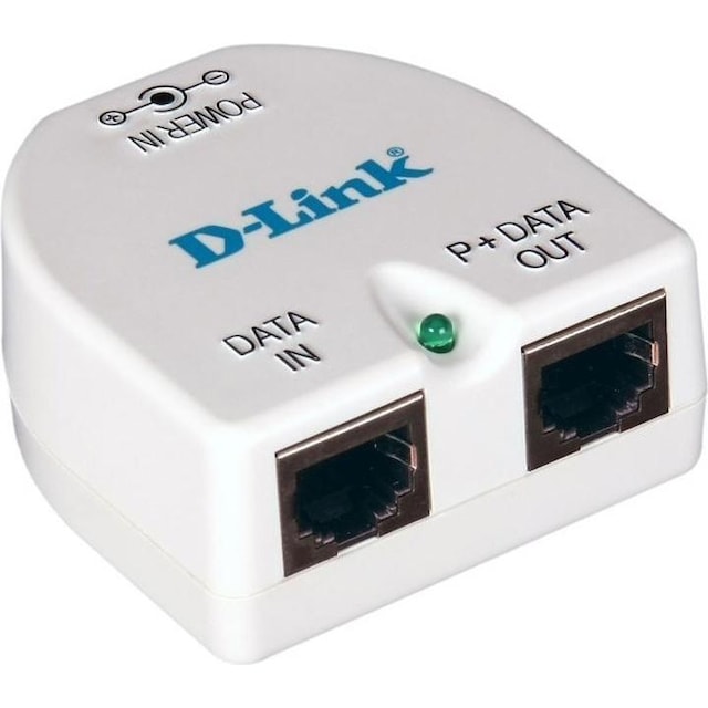 D-Link PoE Gigabit injector, injektor til PoE/PoE+, 10/100/1000Mbps, h