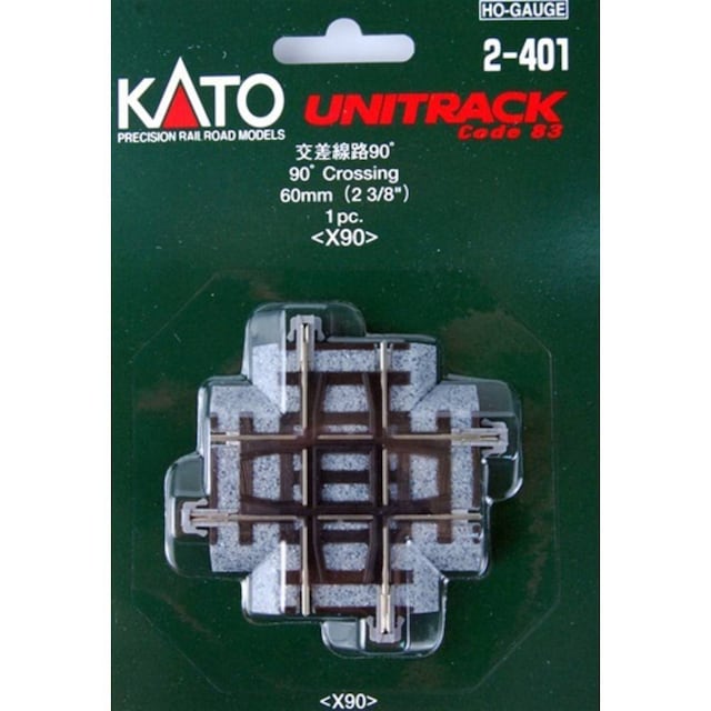 H0 Kato Unitrack 2-401 Kryds 1 stk