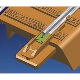 61192 H0 Roco geoLINE (med ballast) Skinnesamleled,