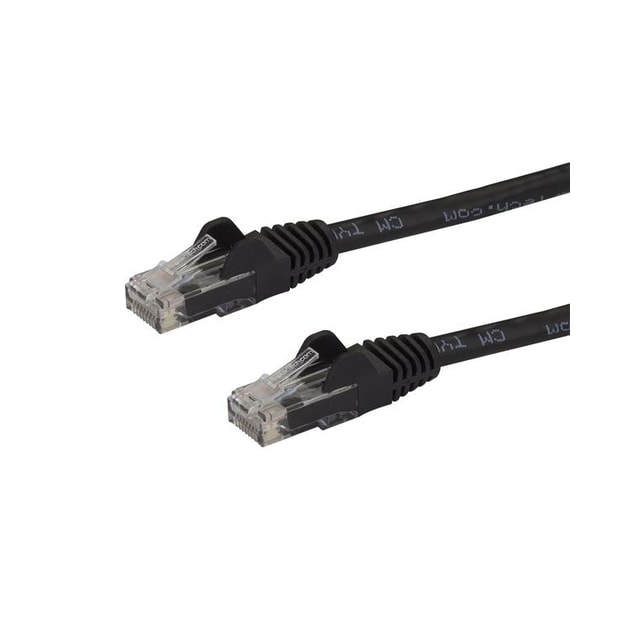 StarTech.com N6PATC2MBK, 2 m, Cat6, U/UTP (UTP), RJ-45, RJ-45