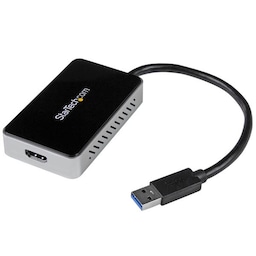 StarTech.com USB 3.0 till HDMI externt videokort, multiskärmsadapter med USB-hu