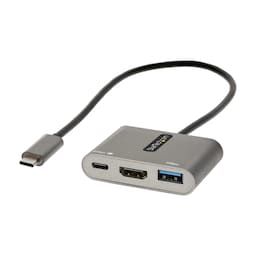 StarTech.com CDP2HDUACP2, Ledningsført, USB 3.2 Gen 1 (3.1 Gen 1) Type-C, 100 W
