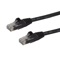 StarTech.com N6PATC50CMBK, 0,5 m, Cat6, U/UTP (UTP), RJ-45, RJ-45