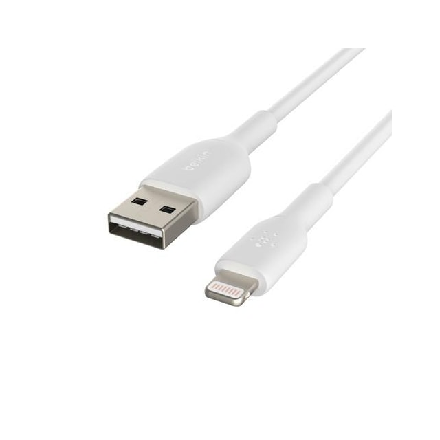 Belkin USB-A to Lightning, White (2m)