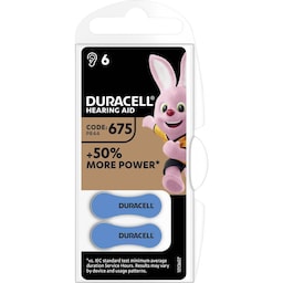 Duracell Høreapparatbatteri 6 stk