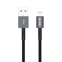 BWOO USB til iPhone - 2,4A Sort