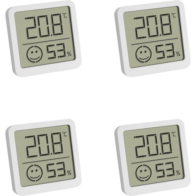 TFA Dostmann 30.5053.02.04 Termo- /hygrometer 4 stk