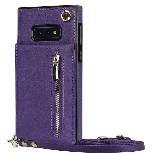 Zipper halskæde etui Samsung Galaxy S10e - Lilla