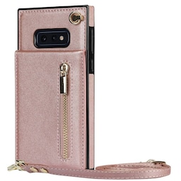 Zipper halskæde etui Samsung Galaxy S10e - Rose