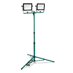 VONROC LED - arbejdslampe - lampe - 2x 50W - Justerbar stander | Drejelig og vippbar