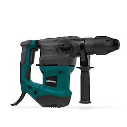 VONROC Borehammer 1500W - 6 Joule - Justerbar hastighed - SDS plus - 4 funktioner - Inkl. bor og mejsler