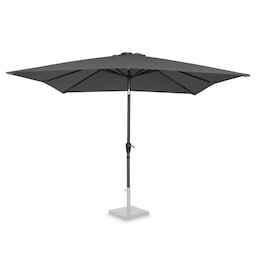 VONROC Parasol Rosolina 280x280cm Premium -  Vippefunktion - UV-resistent dug - Grå - Inkl. beskyttelsesovertræk