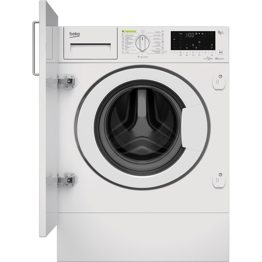 Beko vaskemaskine/tørretumbler HITV8736B0HT (indbygget 8/5 kg)