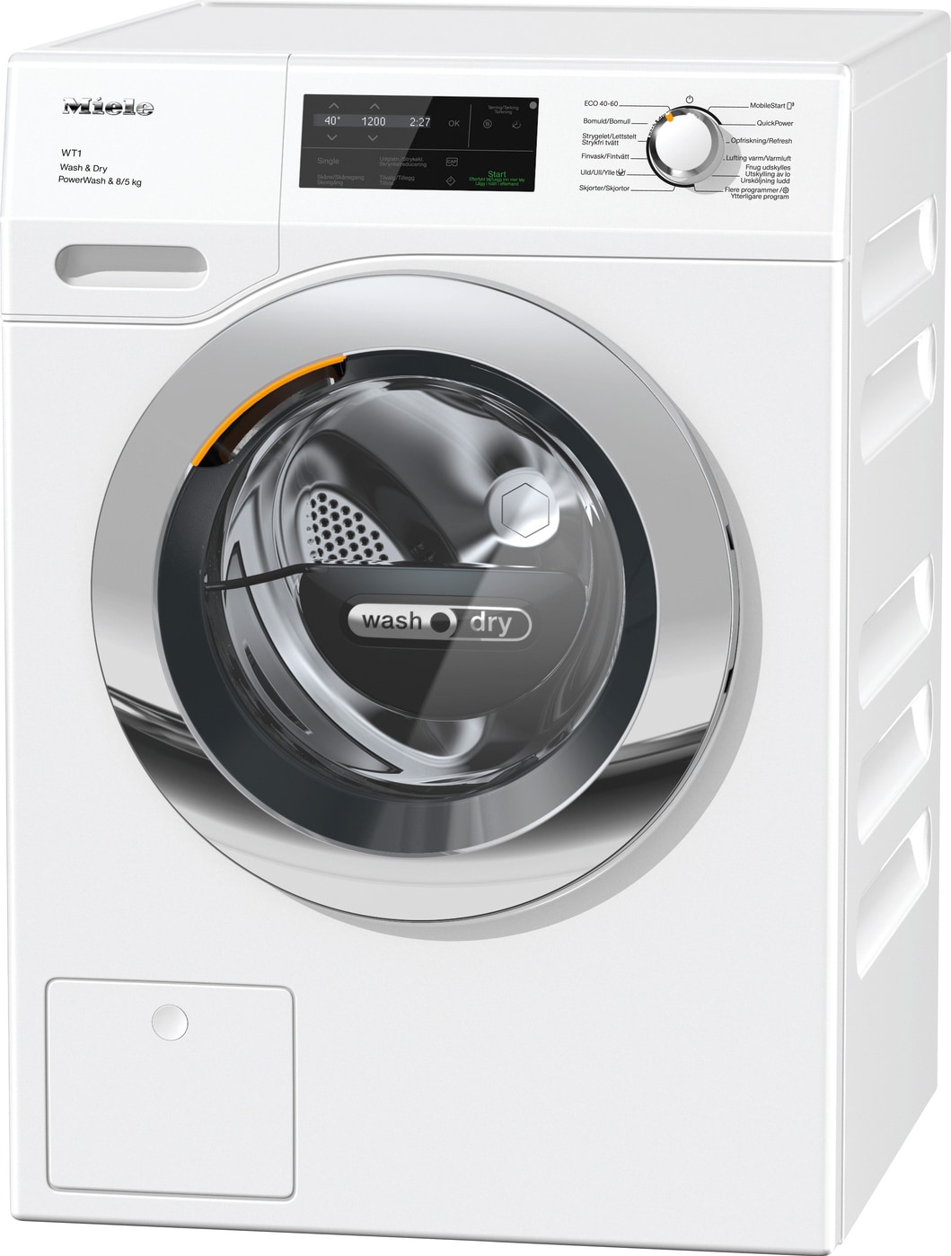 Miele vaskemaskine/tørretumbler WTI370WPMNDS - Spar 20-40% på  Hvidevarerpriser.dk - Sammenlign priser