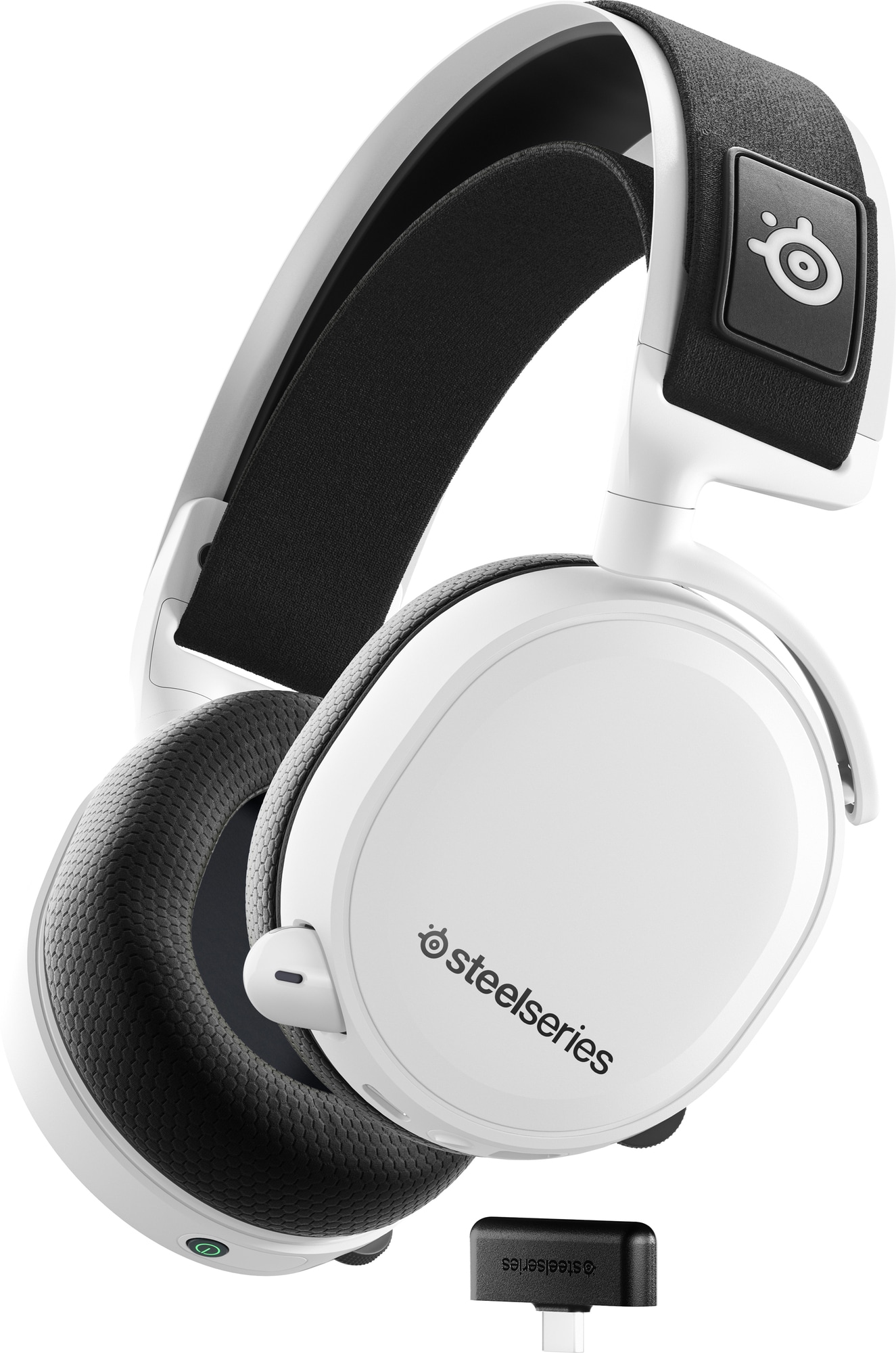 SteelSeries Arctis 7 Plus headset (hvid) | Elgiganten