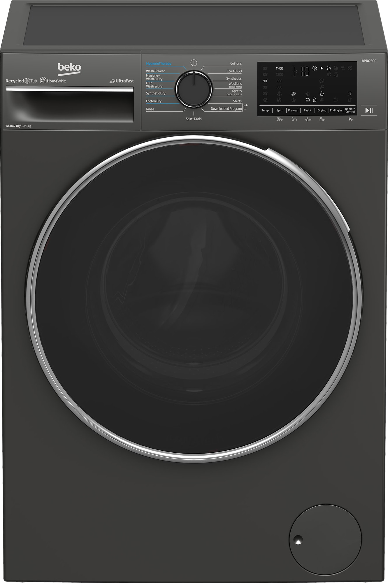 Beko vaskemaskine/tørretumbler BDFT710442MB med PrisMatch