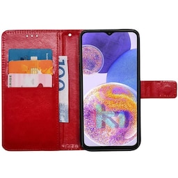 Wallet cover 3-kort Samsung Galaxy A23 5G - Rød