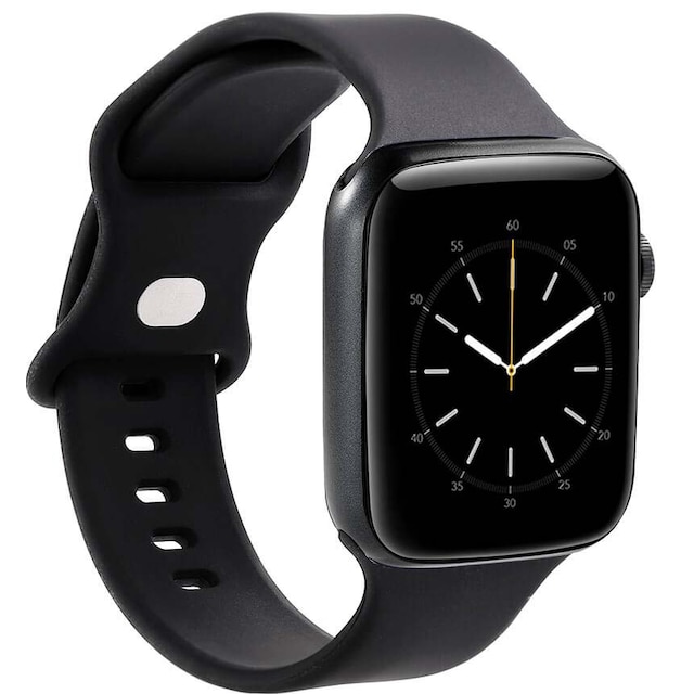 Gear silikonerem til Apple Watch 38-41mm (sort)