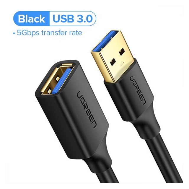 Forlængerkabel USB-han 3 m