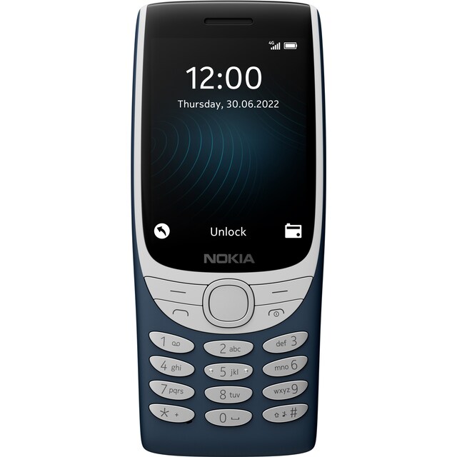 Nokia 8210 4G mobiltelefon (blå)