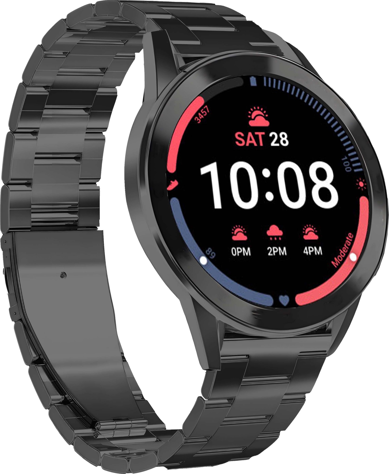 Puro urrem til Samsung Galaxy Watch 4/4 CLassic (sort) | Elgiganten
