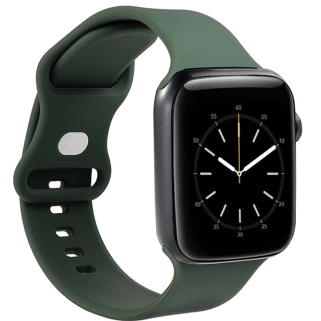Gear silikonerem til Apple Watch 38-41mm (olive)
