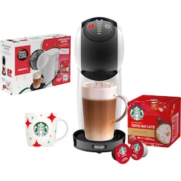 Nescafé Dolce Gusto Genio S kapselmaskine bundle-pakke (hvid)