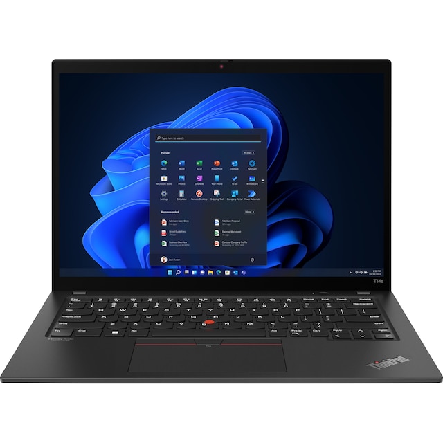 Lenovo ThinkPad T14s Gen3 14" bærbar computer i7/16/512 GB (sort)