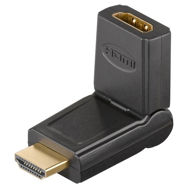 Goobay HDMI™-adapter 180°, forgyldt