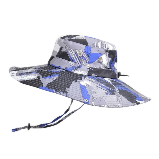 Sun Bucket Hat Bred skygge til udendørs brug Blå Hat circumference: 57-59  cm | Elgiganten