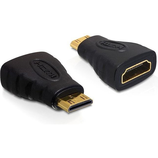 DeLOCK HDMI-adapter, HDMI Standard, mini HDMI 19-pin han til HD