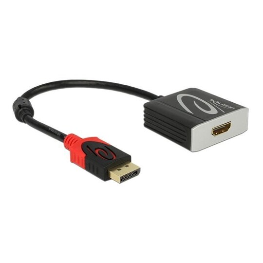 DeLOCK DisplayPort to HDMI-adapter, active, 4K in 60Hz, 0,2m, black |  Elgiganten