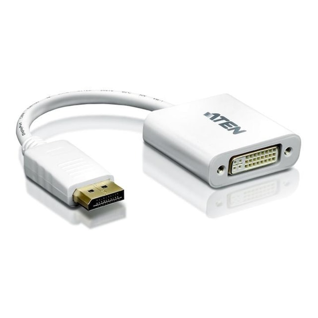 ATEN DisplayPort to DVI adapter, PC Up to UXGA,1080p