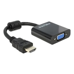 Delock Adapter HDMI-A male > VGA female black